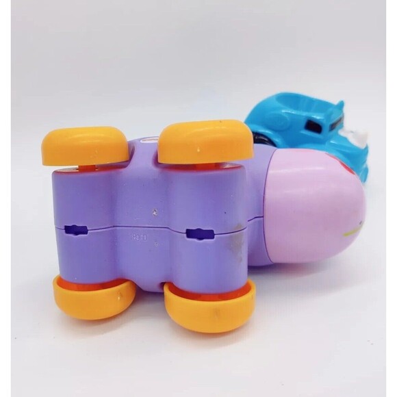 Fisher Price Poppity Pop Purple Hippo Roller Cars Baby Development Toy Poppers 2 - Picture 6 of 12